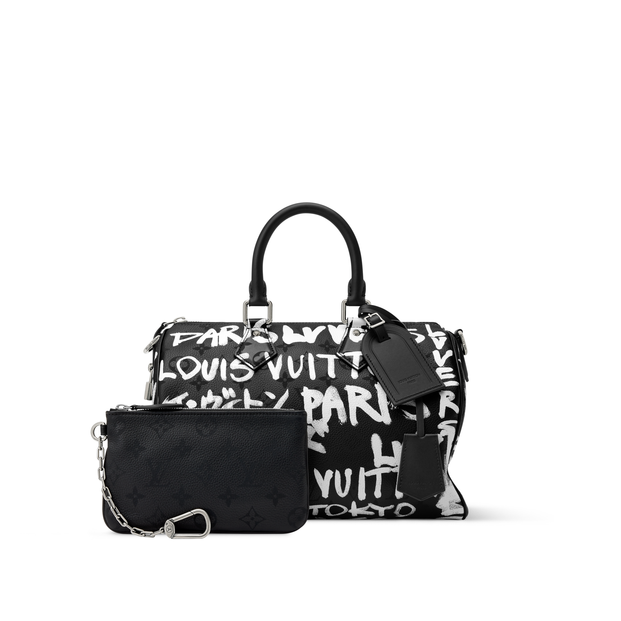 Speedy P9 Bandoulière 30 Scribble autres_cuirs_monogram